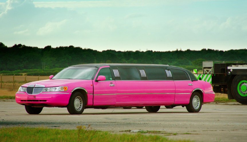 Northampton Pink Limousine for trip